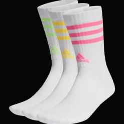 3-Stripes Cushioned Crew Socks 3 Pairs, tennisstrumpor, unisex - Strumpor - 3-Stripes Cushioned Crew Socks 3 Pairs, tennisstrumpor, unisex