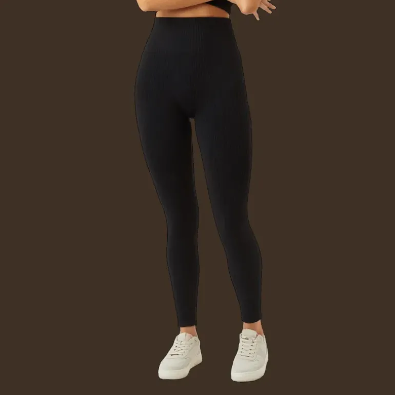 Studio Seamless Rib Tights, träningstights, dam - Träningstights - Studio Seamless Rib Tights, träningstights, dam
