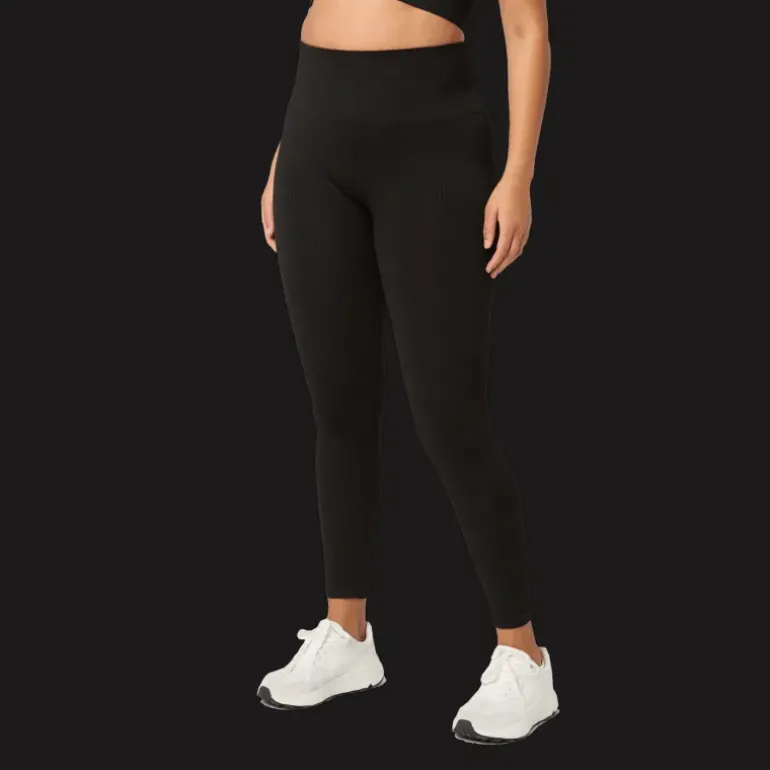 Studio Seamless Rib Tights, träningstights, dam - Träningstights - Studio Seamless Rib Tights, träningstights, dam