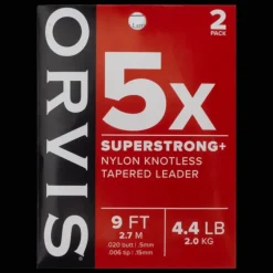 Super Strong Plus Leaders 9' 5x, tafs - Fluglina - Super Strong Plus Leaders 9' 5x, tafs