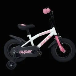 Super 12 WHITE/PINK 25, barncykel - Barncykel - Super 12 WHITE/PINK 25, barncykel