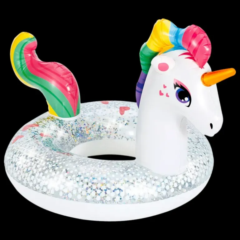 Swim Ring Unicorn Sparkle, uppblåsbar badleksak - Badleksaker - Swim Ring Unicorn Sparkle, uppblåsbar badleksak