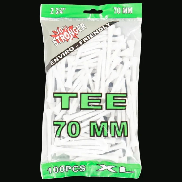 Tees 2 3/4 100 pack (70mm), peggar - Golftillbehör - Tees 2 3/4 100 pack (70mm), peggar