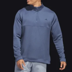 Textured Quarter Zip, golftröja, herr - Jackor & Överdelar - Textured Quarter Zip, golftröja, herr