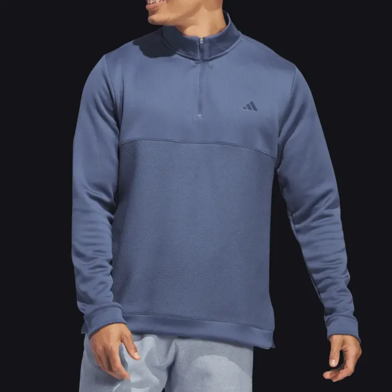 Textured Quarter Zip, golftröja, herr - Jackor & Överdelar - Textured Quarter Zip, golftröja, herr