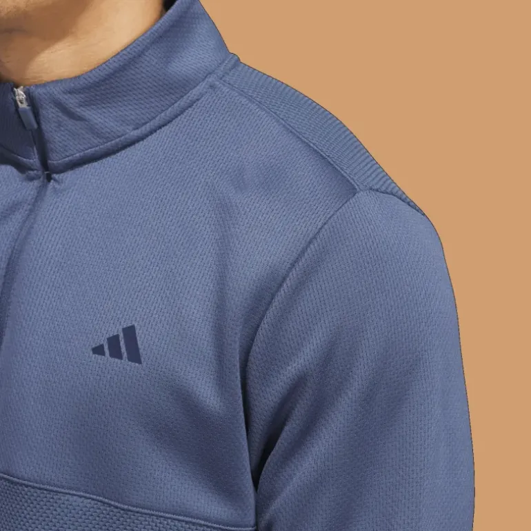 Textured Quarter Zip, golftröja, herr - Jackor & Överdelar - Textured Quarter Zip, golftröja, herr