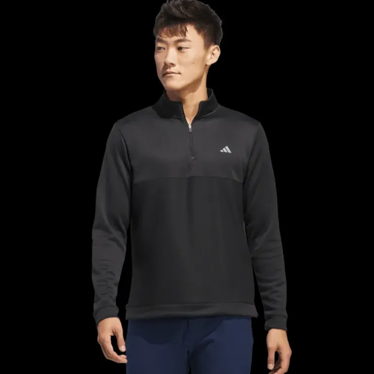Textured Quarter Zip, golftröja, herr - Jackor & Överdelar - Textured Quarter Zip, golftröja, herr