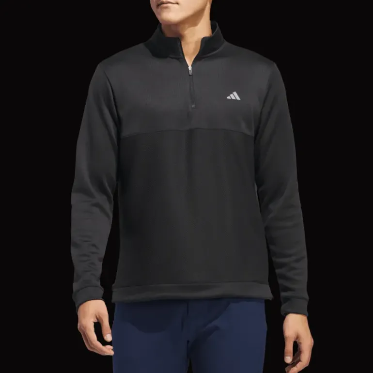 Textured Quarter Zip, golftröja, herr - Jackor & Överdelar - Textured Quarter Zip, golftröja, herr
