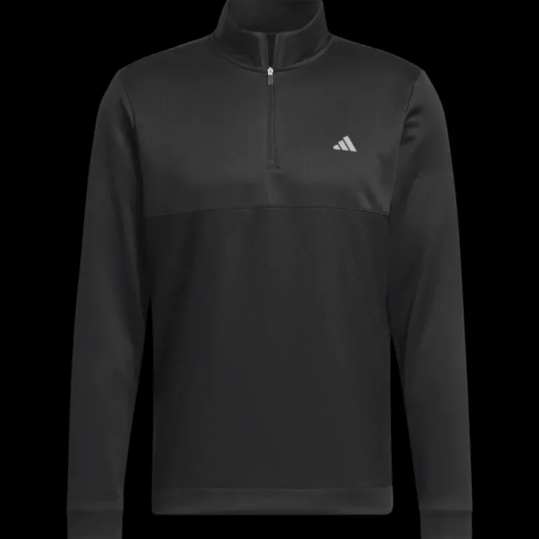Textured Quarter Zip, golftröja, herr - Jackor & Överdelar - Textured Quarter Zip, golftröja, herr