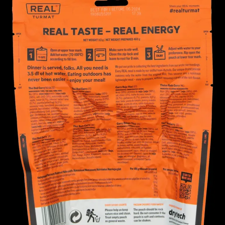 Thai Red Curry, turmat - Frystorkad Mat - Thai Red Curry, turmat