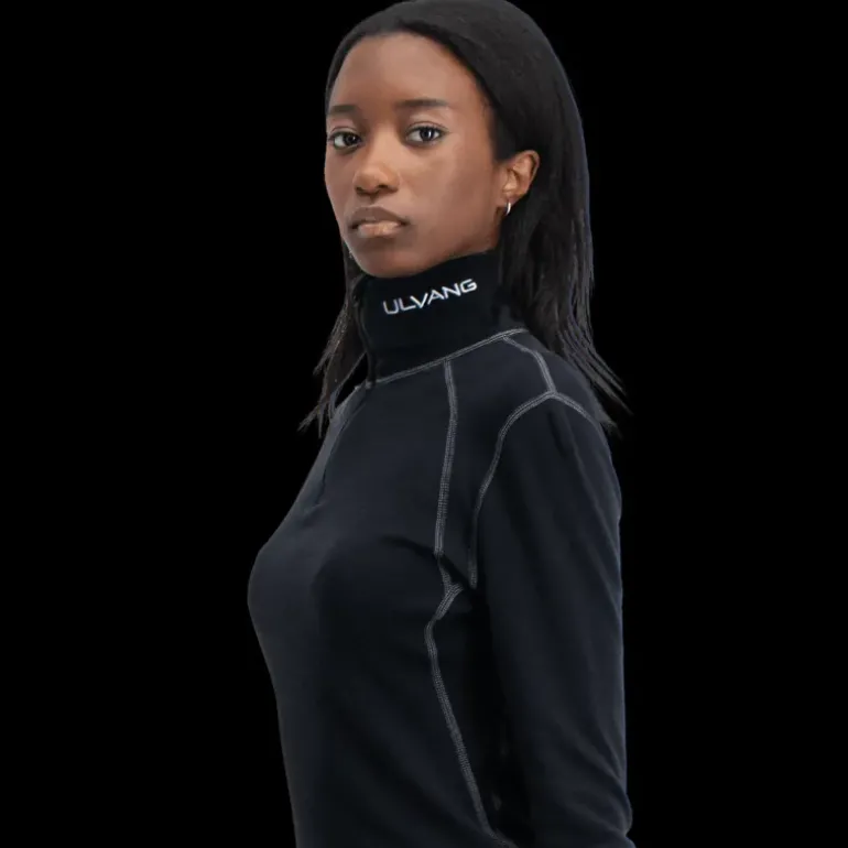 Thermo Turtle Neck W/zip, ulltröja dam - Överdelar Ull Dam - Thermo Turtle Neck W/zip, ulltröja dam