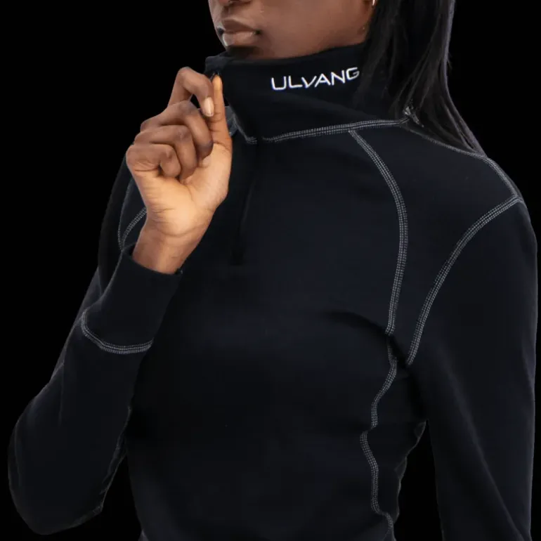 Thermo Turtle Neck W/zip, ulltröja dam - Överdelar Ull Dam - Thermo Turtle Neck W/zip, ulltröja dam