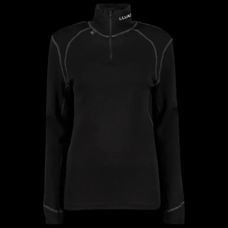 Thermo Turtle Neck W/zip, ulltröja dam - Överdelar Ull Dam - Thermo Turtle Neck W/zip, ulltröja dam