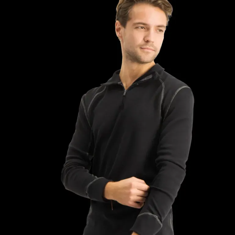 Thermo Turtle Neck W/zip, ulltröja herr - Överdelar Ull Herr - Thermo Turtle Neck W/zip, ulltröja herr