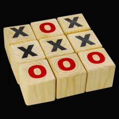 Tic Tac Toe Wooden Game, trädgårdsspel - Utomhuslekar - Tic Tac Toe Wooden Game, trädgårdsspel