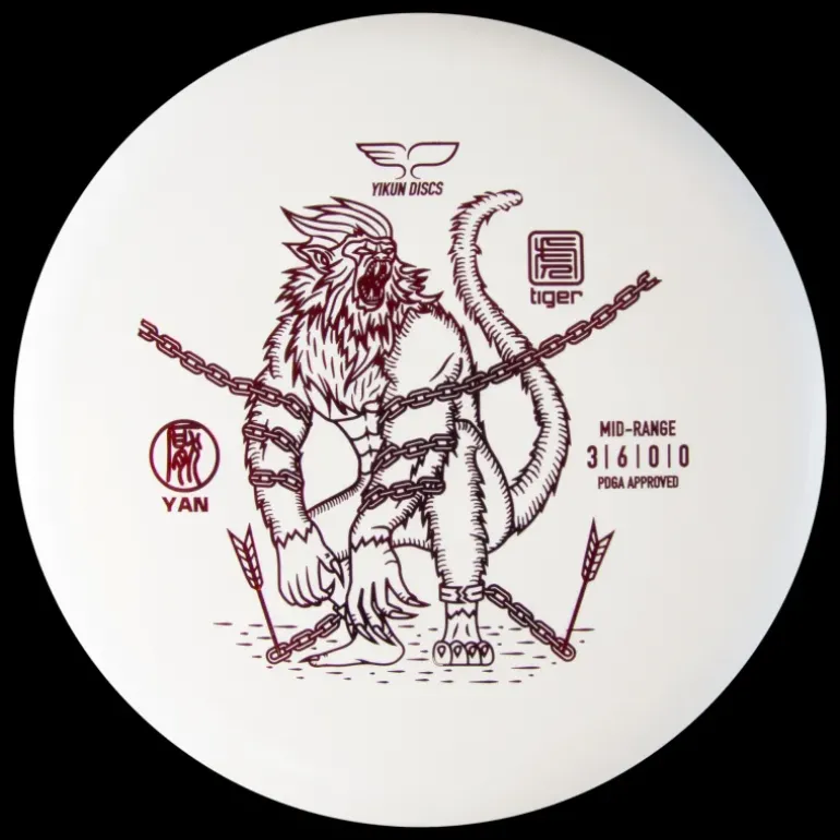Tiger Line Midrange YAN, 165-170g, midrange frisbeegolf - Discgolf - Tiger Line Midrange YAN, 165-170g, midrange frisbeegolf