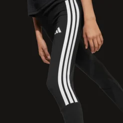 Train Essentials 3-Stripes Leggings, träningstights, junior - Träningsbyxor & Tights - Train Essentials 3-Stripes Leggings, träningstights, junior