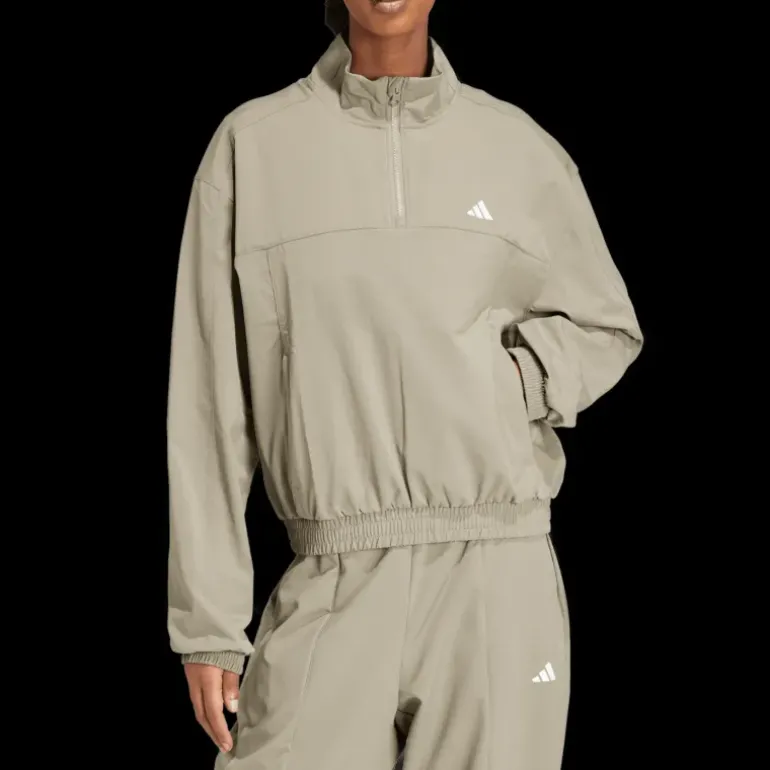 Train Essentials Woven Quarter-Zip, träningsjacka, dam - Träningströjor - Train Essentials Woven Quarter-Zip, träningsjacka, dam