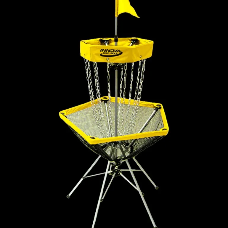 Traveler Portable Basket Yellow - Discgolf - Traveler Portable Basket Yellow
