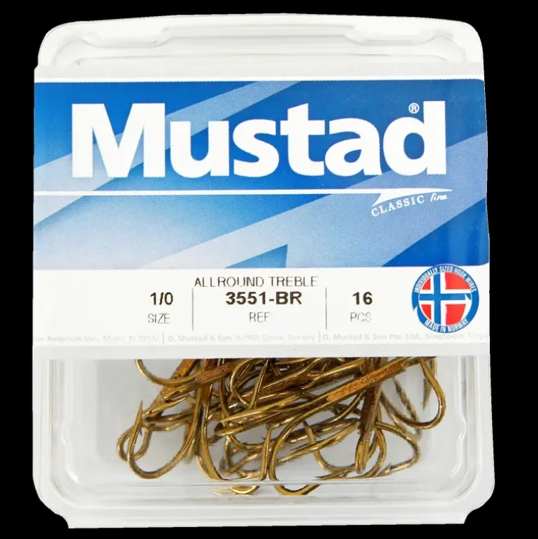 Trekrok 3551-br-2/0, 12-pack - Diverse Fiskeutrustning - Trekrok 3551-br-2/0, 12-pack