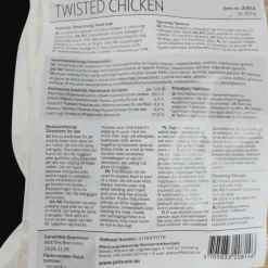Twisted Chicken 350g, tuggben, hund - Mat & Matskålar - Twisted Chicken 350g, tuggben, hund