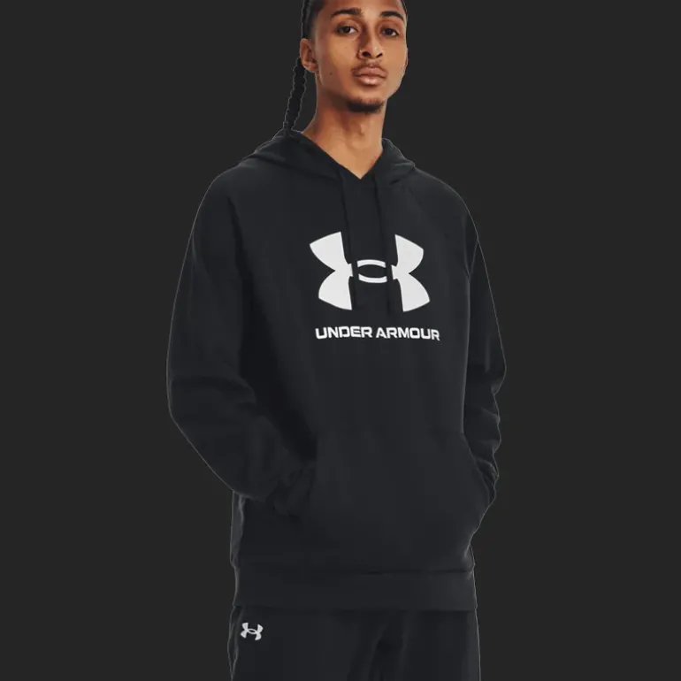 UA Rival Fleece Logo HD, huvtröja, herr - Hoodtröjor - UA Rival Fleece Logo HD, huvtröja, herr