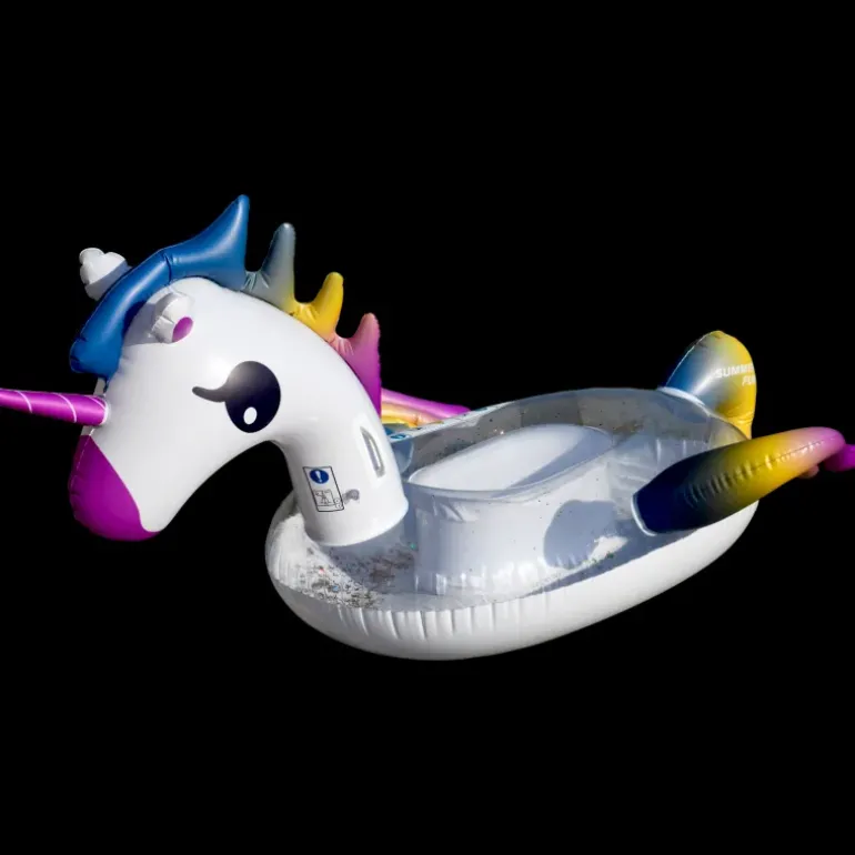 Unicorn Glitter Swim Ring, badleksak - Badleksaker - Unicorn Glitter Swim Ring, badleksak