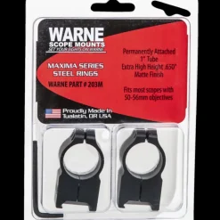 Warne Maxima Ring Fast 1″ Ekstra Høy - Kikarmontage - Warne Maxima Ring Fast 1″ Ekstra Høy