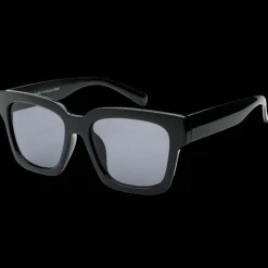 001 Waye Black Frame With Smoke Lens, solglasögon, unisex - Lifestyle - 001 Waye Black Frame With Smoke Lens, solglasögon, unisex