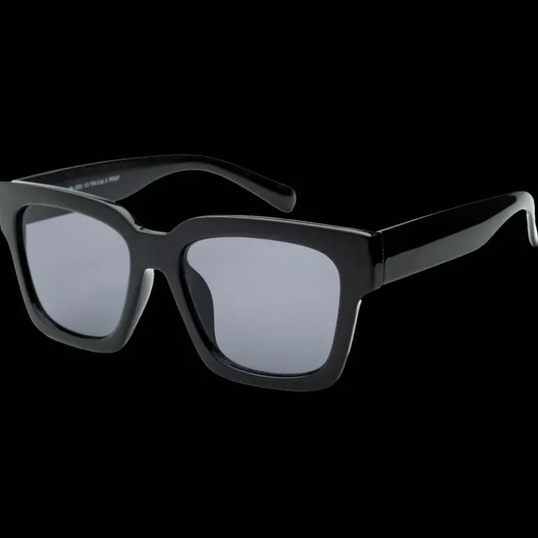 001 Waye Black Frame With Smoke Lens, solglasögon, unisex - Lifestyle - 001 Waye Black Frame With Smoke Lens, solglasögon, unisex