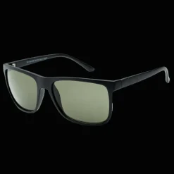 14 Waye Matt Black With Green Lens, solglasögon, unisex - Lifestyle - 14 Waye Matt Black With Green Lens, solglasögon, unisex