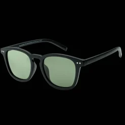 019 Waye Polarized Matt Black W Green Pol Lens, solglasögon, unisex - Sportglasögon - 019 Waye Polarized Matt Black W Green Pol Lens, solglasögon, unisex