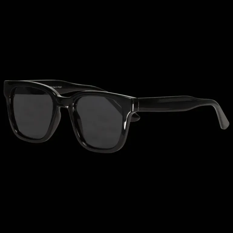013 Waye Polarized Shiny Black W Pol Smoke, solglasögon, unisex - Sportglasögon - 013 Waye Polarized Shiny Black W Pol Smoke, solglasögon, unisex