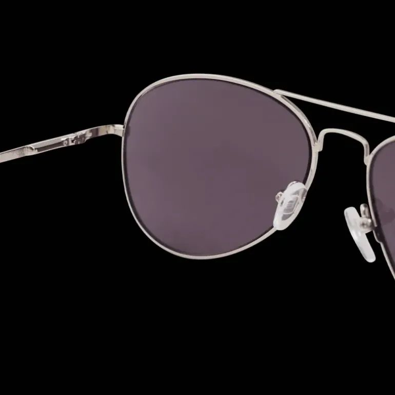 11 Waye Silver Frame With Smoke Lens, solglasögon, unisex - Lifestyle - 11 Waye Silver Frame With Smoke Lens, solglasögon, unisex