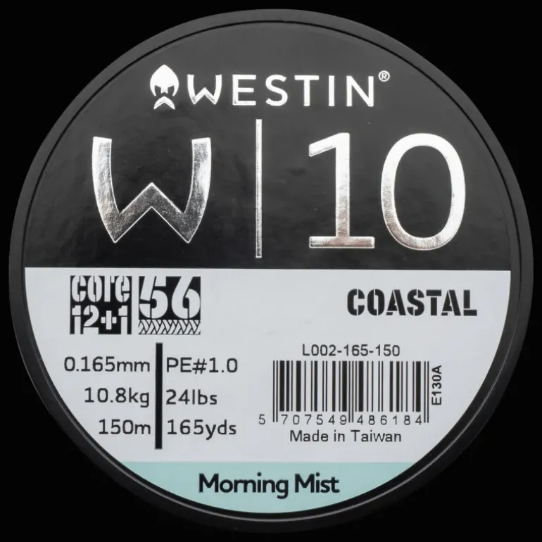 W10 13 Braid Coastal 0.165mm 150m 10.8kg, fiskelina multifilament - Fiskelina- & Tafs - W10 13 Braid Coastal 0.165mm 150m 10.8kg, fiskelina multifilament