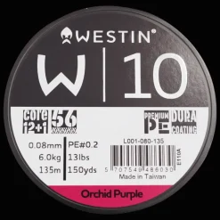 W10 13 Braid Orchid 0.08mm 135m 6.0kg, fiskelina multifilament - Fiskelina- & Tafs - W10 13 Braid Orchid 0.08mm 135m 6.0kg, fiskelina multifilament