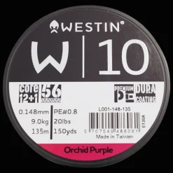 W10 13 Braid Orchid 0.148mm 135m 9.0kg, fiskelina multifilament - Fiskelina- & Tafs - W10 13 Braid Orchid 0.148mm 135m 9.0kg, fiskelina multifilament