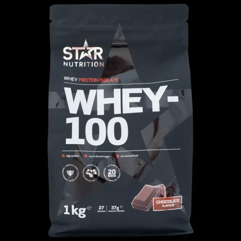 Whey 100 vassleproteinisolat - Proteiner - Whey 100 vassleproteinisolat
