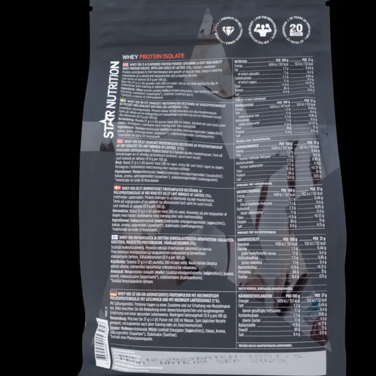 Whey 100 vassleproteinisolat - Proteiner - Whey 100 vassleproteinisolat