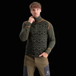 Yukon 2-layer Woll Polo Zip, ullunderplagg, tröja - Jaktkläder - Yukon 2-layer Woll Polo Zip, ullunderplagg, tröja