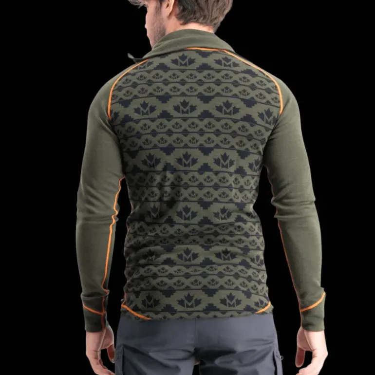 Yukon 2-layer Woll Polo Zip, ullunderplagg, tröja - Jaktkläder - Yukon 2-layer Woll Polo Zip, ullunderplagg, tröja